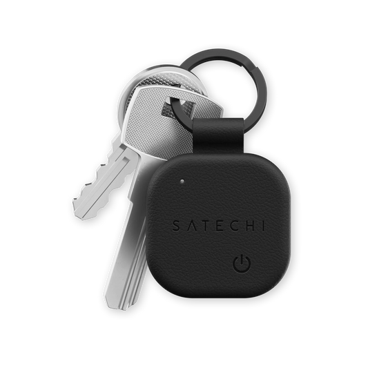 Satechi Vegan-Leather FindAll™ Keychain - Black