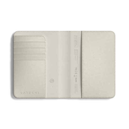 Satechi Vegan-Leather FindAll™ Passport Cover - Sand