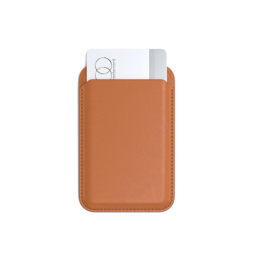 Satechi Vegan-Leather Magnetic Wallet Stand - Orange - iSTYLE RS