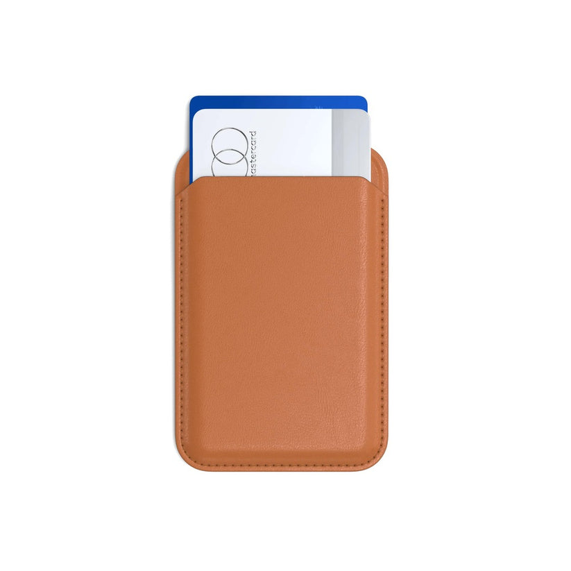 Satechi Vegan-Leather Magnetic Wallet Stand - Orange - iSTYLE RS