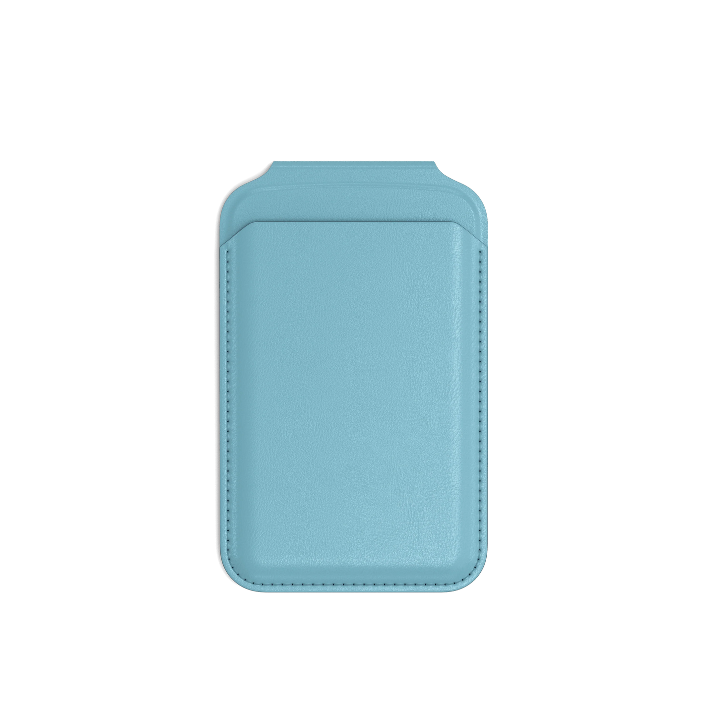 Satechi Vegan-Leather Magnetic Wallet Stand - Light Blue