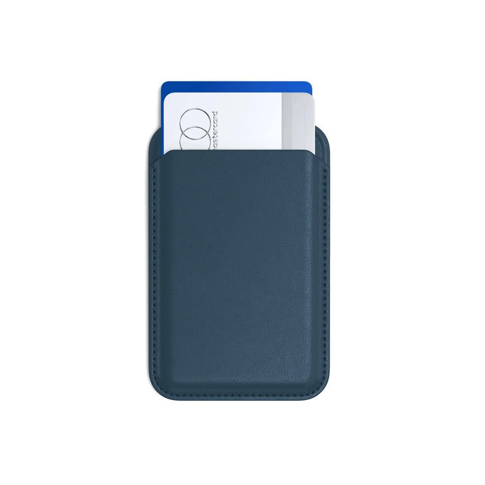 Satechi Vegan-Leather Magnetic Wallet Stand - Dark Blue - iSTYLE RS