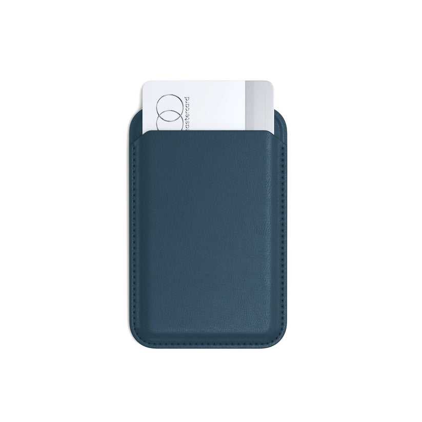 Satechi Vegan-Leather Magnetic Wallet Stand - Dark Blue - iSTYLE RS