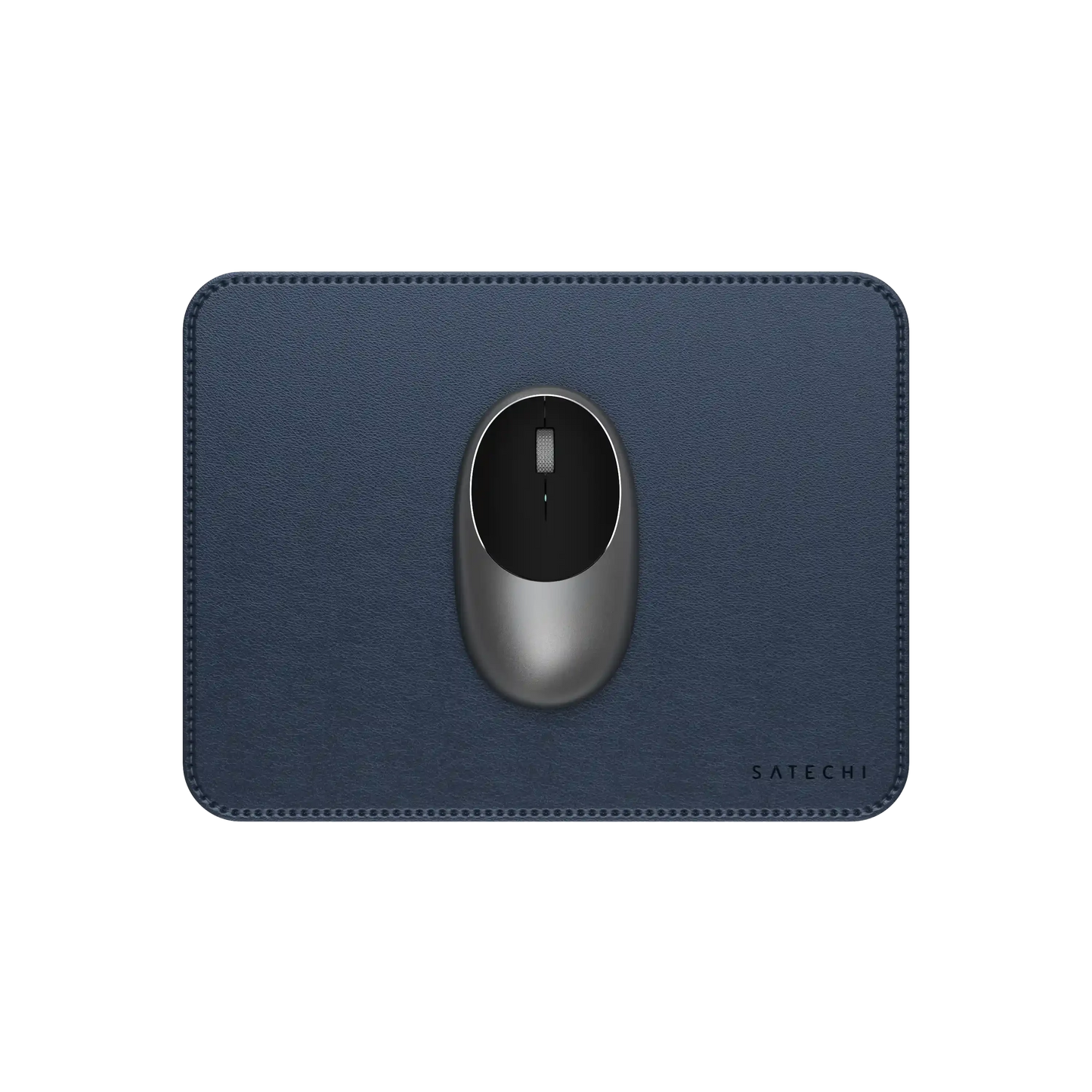 Satechi Vegan-Leather Premium Mouse Pad - Blue