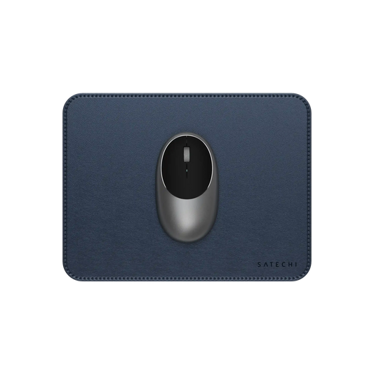 Satechi Vegan-Leather Premium Mouse Pad - Blue