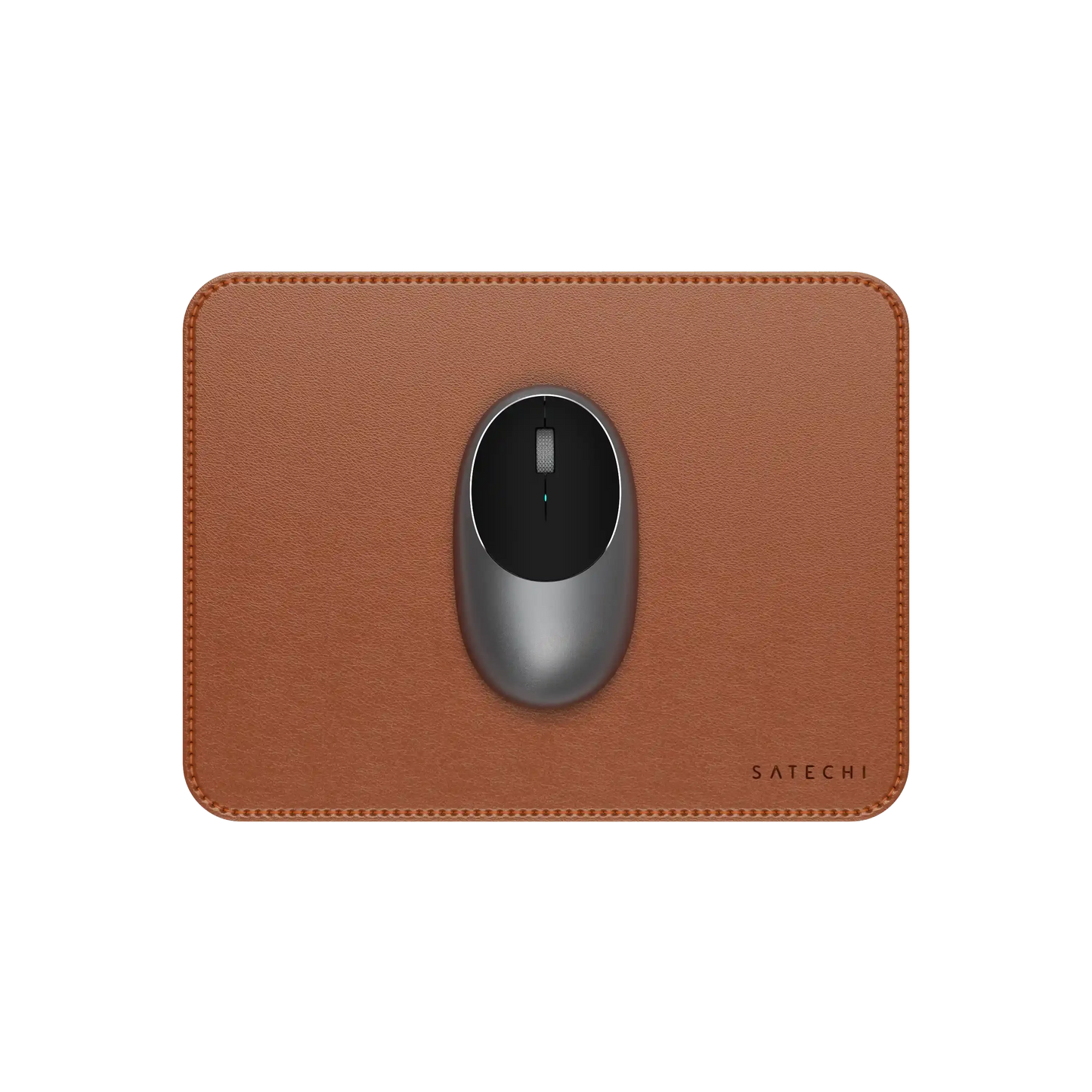 Satechi Vegan-Leather Premium Mouse Pad - Brown 