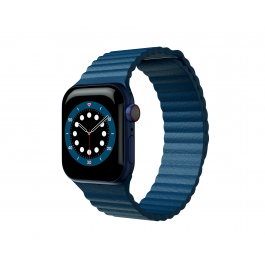 Next One Denim Blue Leather Loop 42/44mm For Apple Watch