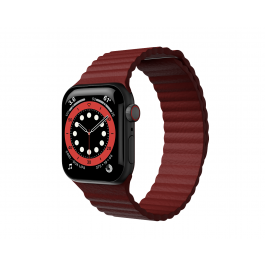 Next One Claret Leather Loop 42/44mm For Apple Watch