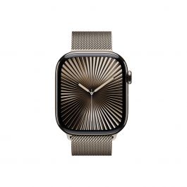 Apple Watch 46mm Milanese Loop:  Natural Milanese Loop - M/L
