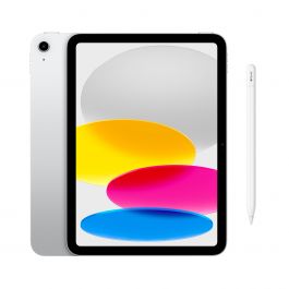 iPad 10 Wi-Fi 64GB - Silver + Apple Pencil (USB-C)