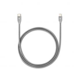 iSTYLE USB-C to Lightning Metal Cable 1,2m - silver