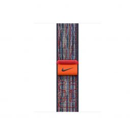 Apple Watch 46mm Nike Sport Loop:  Blue/Red Nike Sport Loop