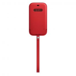 Apple iPhone 12|12 Pro Leather Sleeve with MagSafe - (PRODUCT)RED
