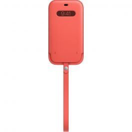 Apple iPhone 12 Pro Max Leather Sleeve with MagSafe - Pink Citrus (Seasonal Nov 2020)