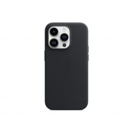 iPhone 14 Pro Leather Case with MagSafe - Midnight