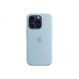 iPhone 15 Pro Silicone Case with MagSafe - Light Blue