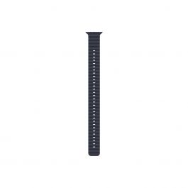 Apple Watch 49mm Band:  Navy Ocean Band Extension - Natural Titanium Finish
