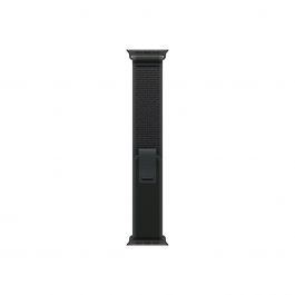 Apple Watch 49mm Loop:  Black Trail Loop - S/M - Black Titanium Finish