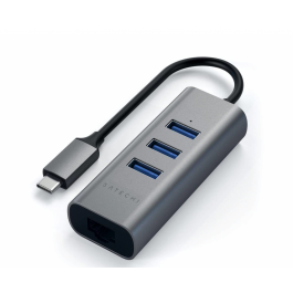 Satechi TYPE-C 2-IN-1 USB HUB WITH ETHERNET
